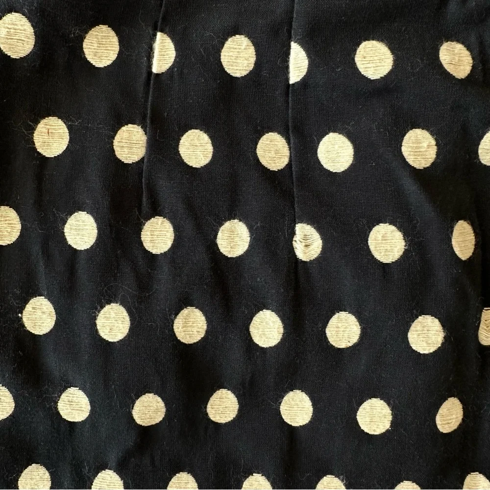 Banana Republic Navy White Polka Dot Pencil Skirt size 2